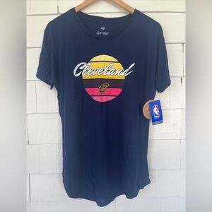 Women’s Size XL Cleveland Cavaliers NBA Phoebe Super Soft Triblend SS Tee NWT